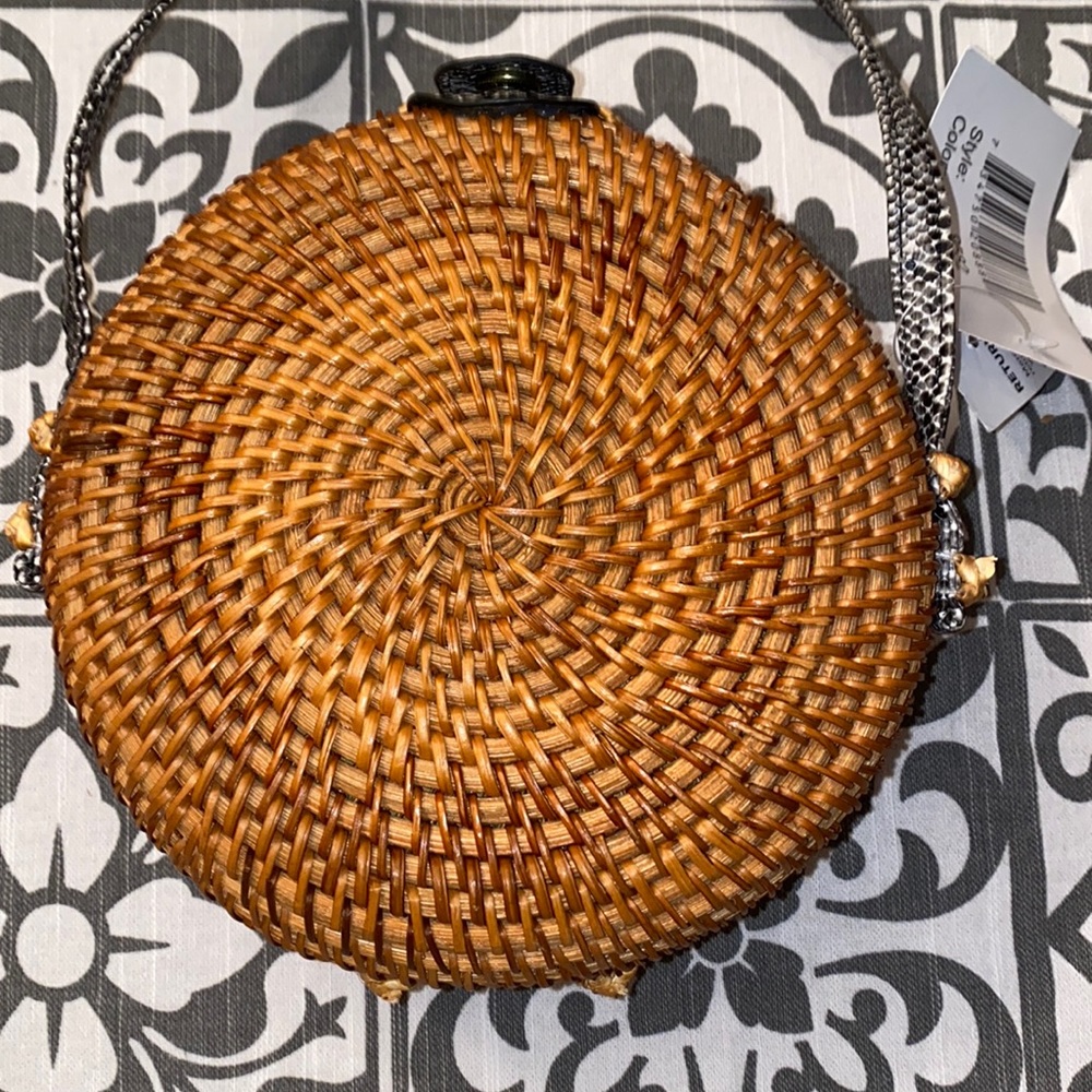 NWT python wooden bag from Romeo Roma